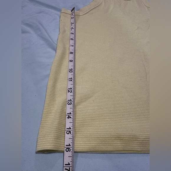 NWOT Loft Women's XL Sleeveless Striped Pullover Blouse/Tank Top Lime Green. - Picture 5 of 11